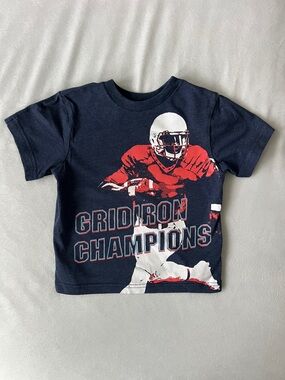 Kids Navy 'Gridiron Champions' Football Graphic Tee